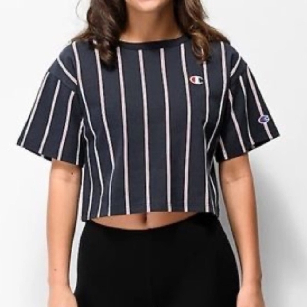 Champion Women's Heritage Cropped T-Shirt Vintage Look